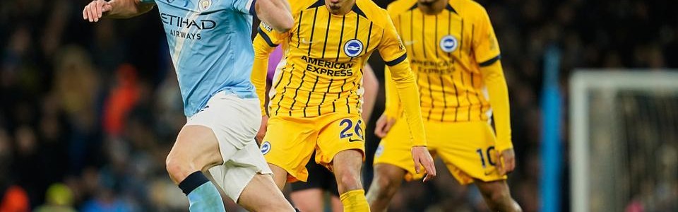 全球搏彩平台-英超3连平新年不胜！曼城1-1布莱顿距榜首5分  哈兰德破荒+失绝杀