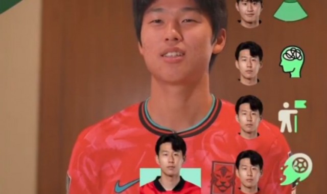 体育资讯-韩国U23前锋评完美球员：孙兴慜终结能力+李刚仁技术+金玟哉速度